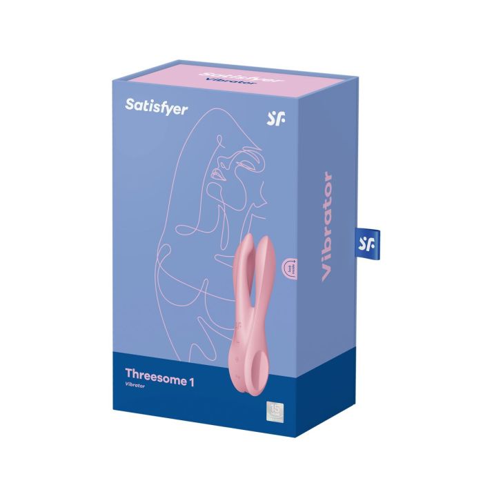 Vibrador Punto G Satisfyer Threesome 1 Rosa 1