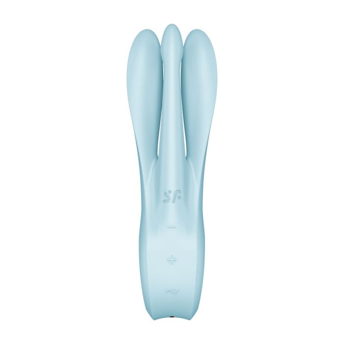 Masajeador Satisfyer Threesome 1 Light Azul 5