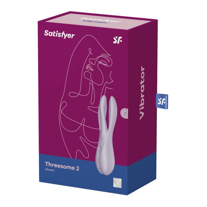 Masajeador Satisfyer Threesome 2 Morado 1