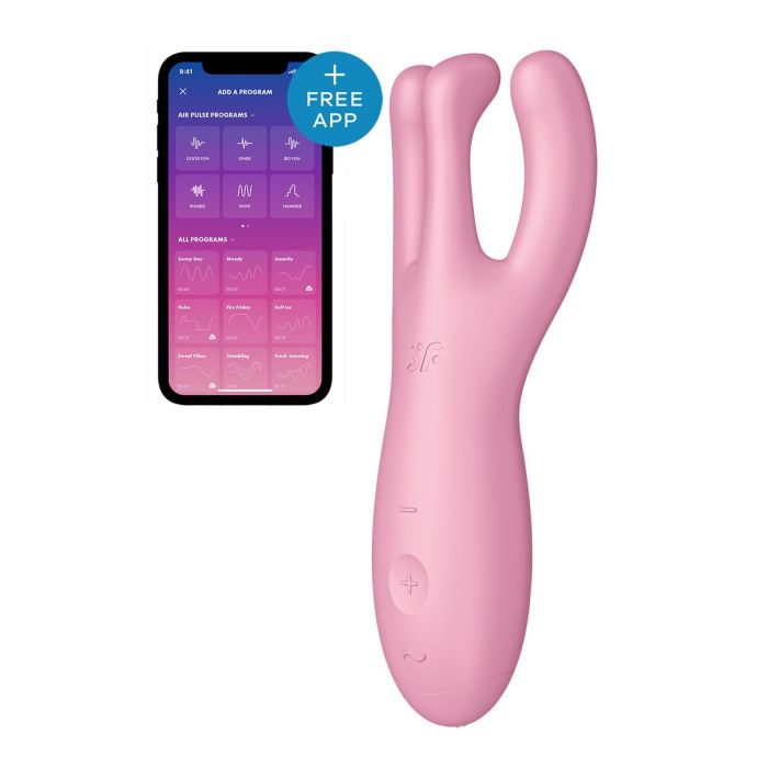 Masajeador Satisfyer Threesome 4 Connect Rosa