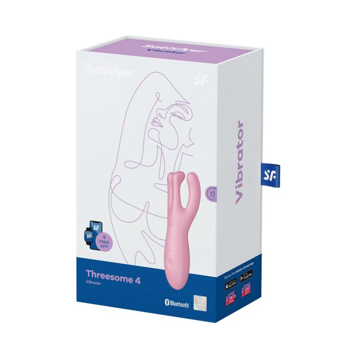 Masajeador Satisfyer Threesome 4 Connect Rosa 1