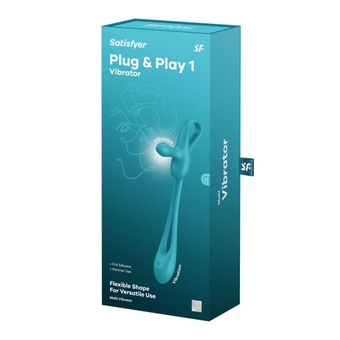 Masajeador de Próstata Satisfyer Plug & Play Azul 1