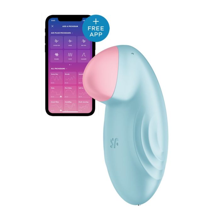 Vibrador Satisfyer Tropical Tip Light Azul