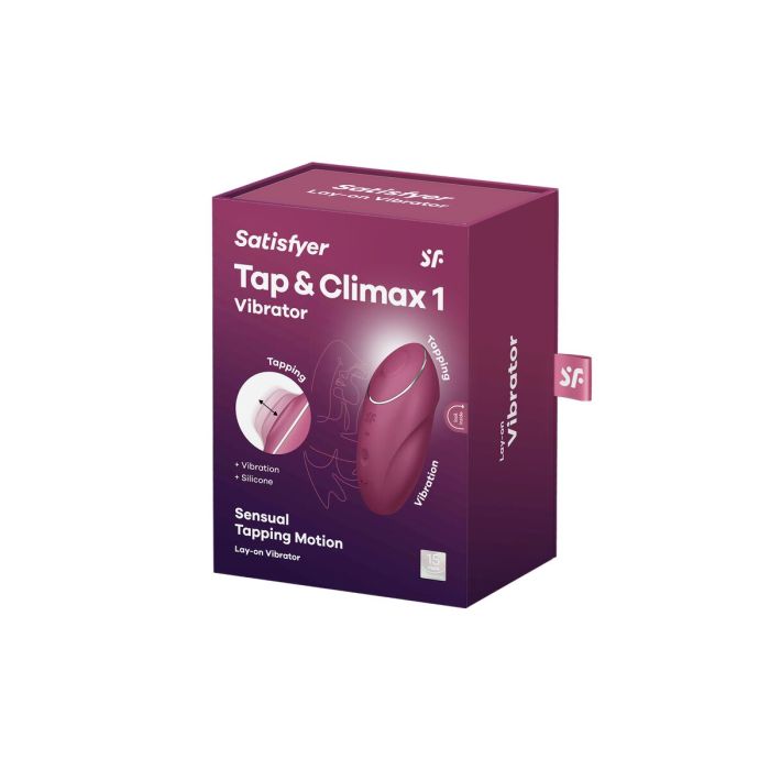 Masajeador Satisfyer Tap & Climax Rojo 1