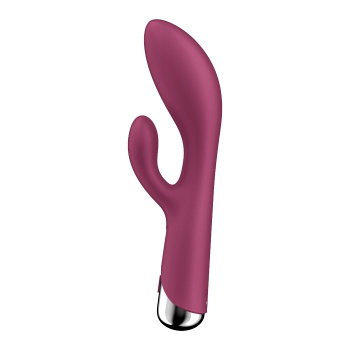 Vibrador Doble Estimulación Satisfyer Spinning Rabbit 1 Rojo 6