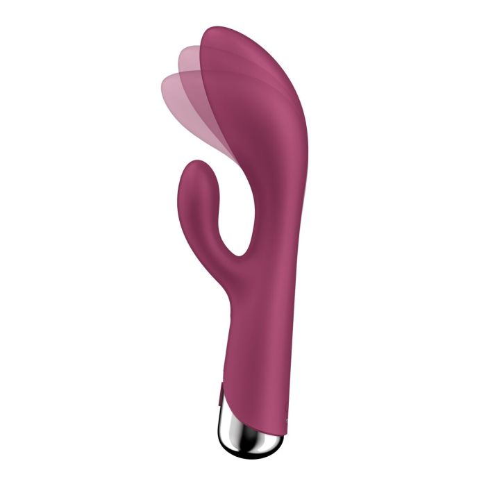 Vibrador Doble Estimulación Satisfyer Spinning Rabbit 1 Rojo 3