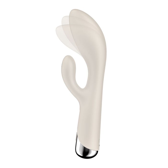 Vibrador Doble Estimulación Satisfyer Spinning Rabbit 1 Blanco 2