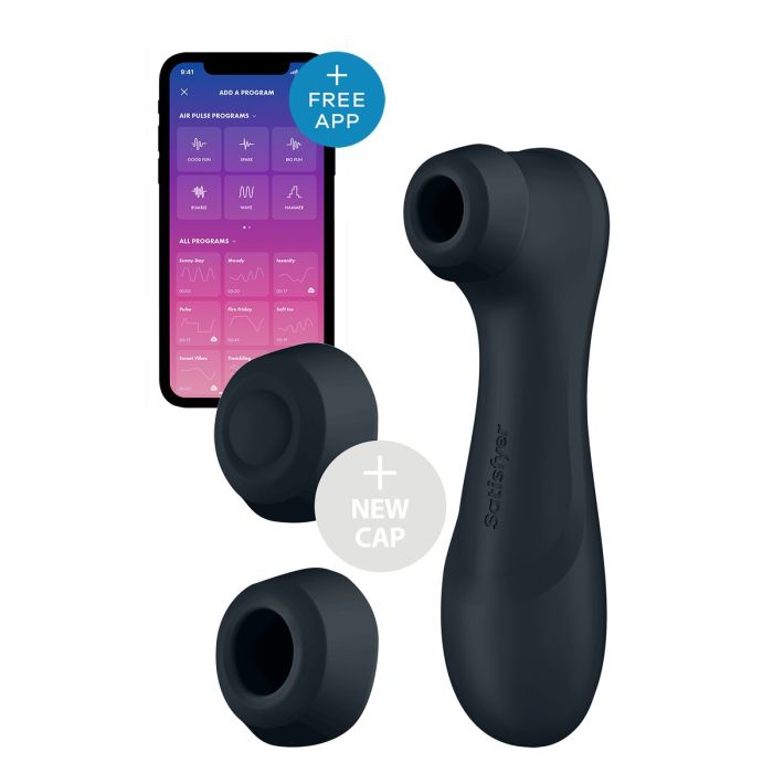 Satisfyer Pro2 vibrador de aire doble generation 3 negro negro con app