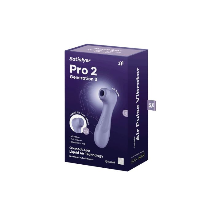 Satisfyer Pro2 vibrador de aire doble generation 3 lila con app