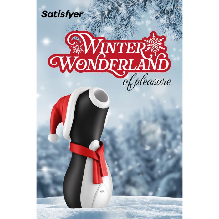 Succionador de Clítoris Satisfyer Penguin Holiday Edition Negro 6