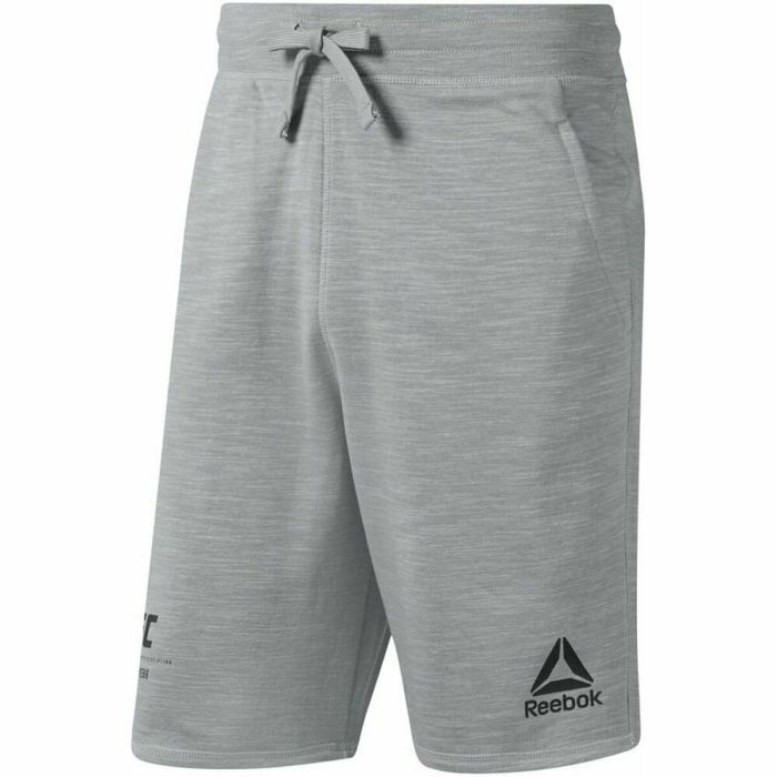 Pantalones Cortos Deportivos para Hombre Reebok DU4571 Gris Pantalones Cortos Deportivos para Hombre Reebok DU4571 Gris