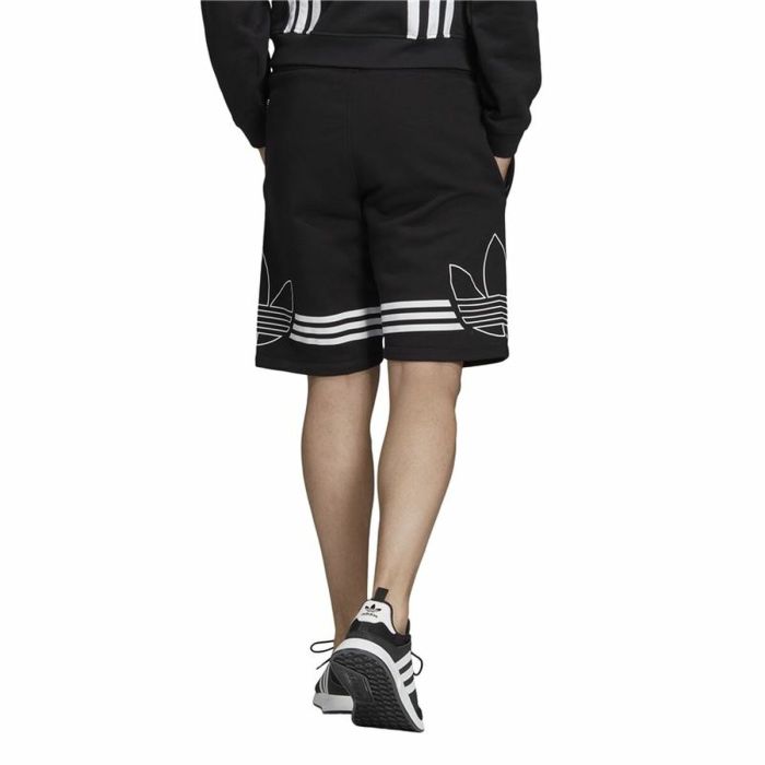 Pantalones Cortos Deportivos para Hombre Adidas Outline Negro 7