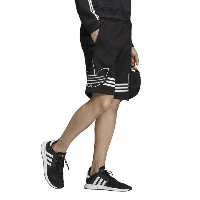 Pantalones Cortos Deportivos para Hombre Adidas Outline Negro 5