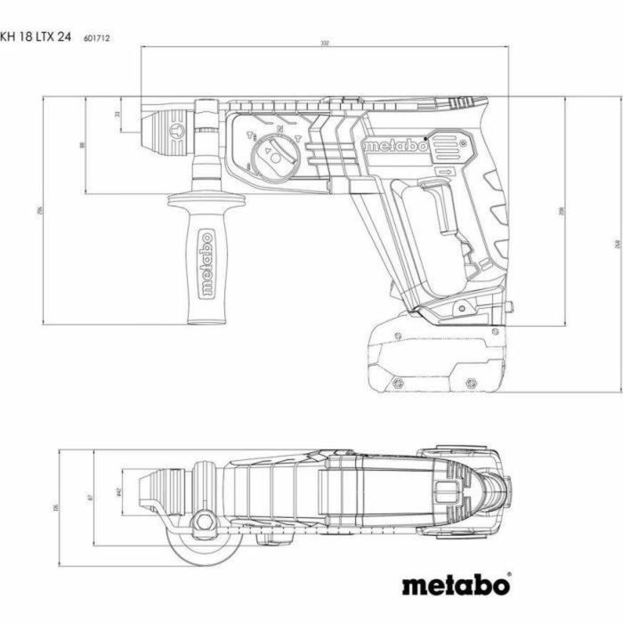 Martillo perforador Metabo 1