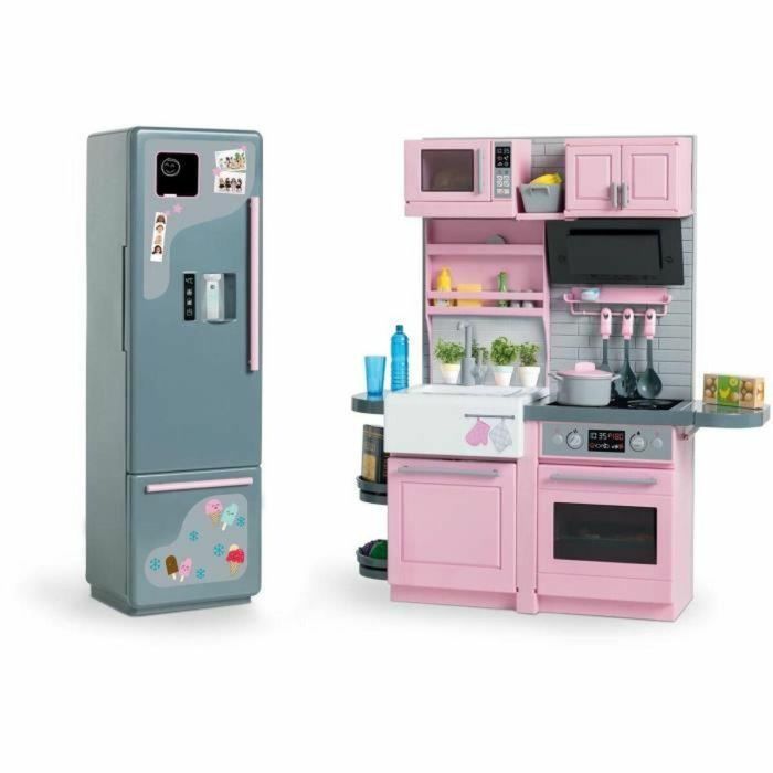 Corolle - Cocina interactiva - 70 accesorios - 3 sonidos - 4 años Corolle - Cocina interactiva - 70 accesorios - 3 sonidos - 4 años