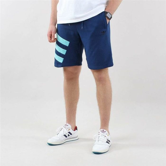 Pantalones Cortos Deportivos para Hombre Adidas Sportive Nineties Azul 7