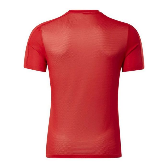 Camiseta Deportiva de Manga Corta Reebok Workout Ready Rojo 6