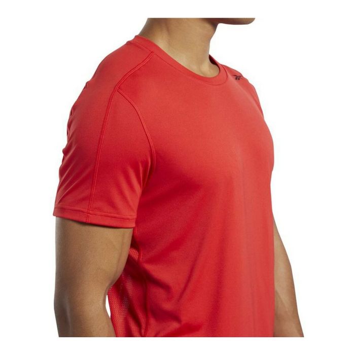 Camiseta Deportiva de Manga Corta Reebok Workout Ready Rojo 2