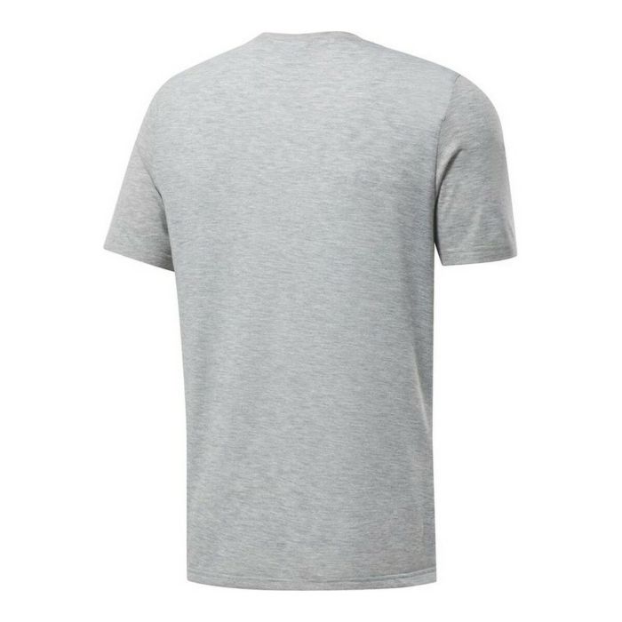 Camiseta de Manga Corta Hombre Reebok Workout Ready Supremium Gris 1