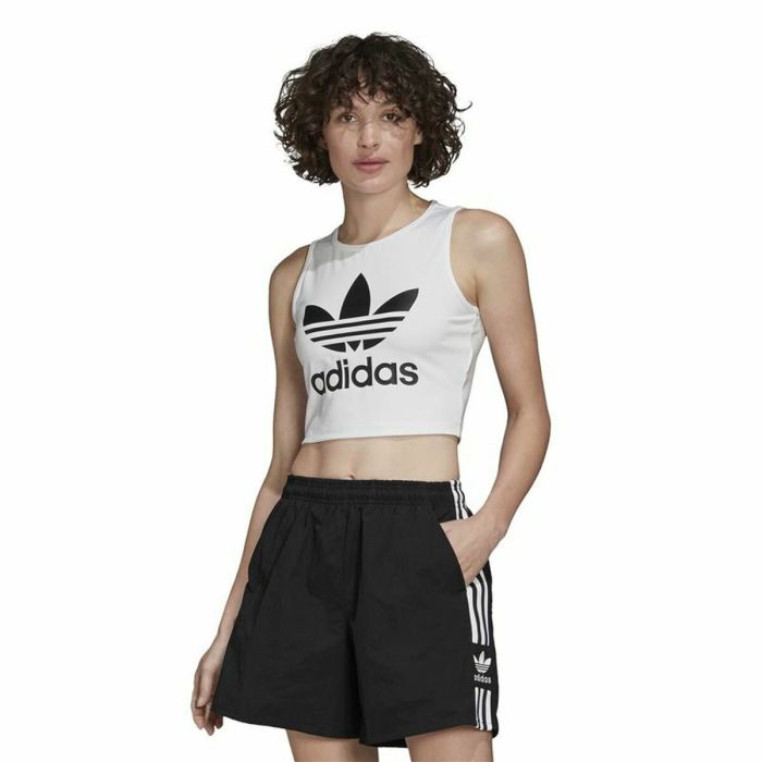 Camiseta para Mujer sin Mangas Adidas Tank Blanco