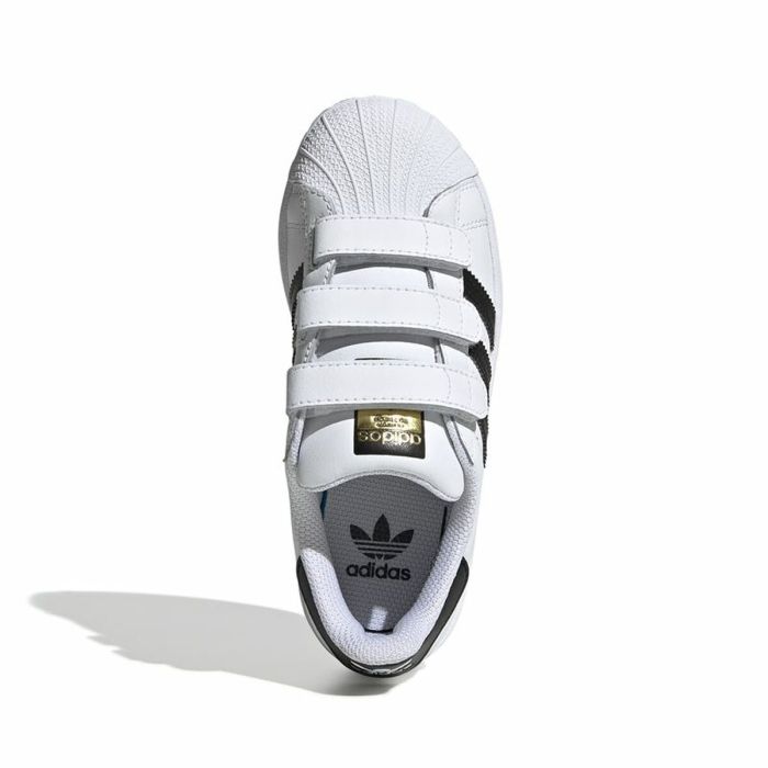 Zapatillas Casual Niño Adidas Superstar Blanco 5