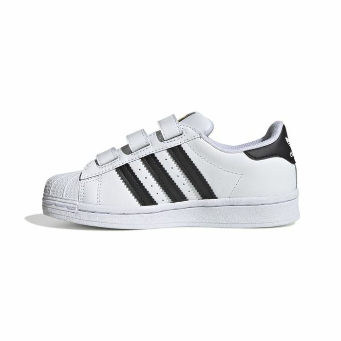 Zapatillas Casual Niño Adidas Superstar Blanco 3