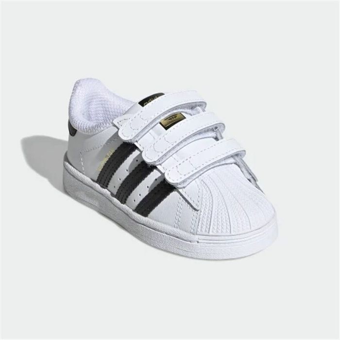 Zapatillas de Deporte para Bebés Adidas Superstar Blanco 5