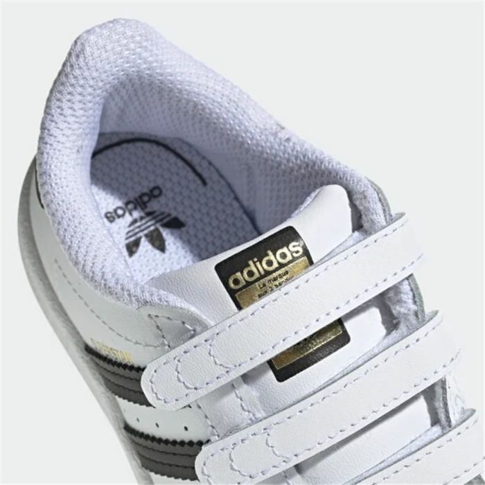 Zapatillas de Deporte para Bebés Adidas Superstar Blanco 3