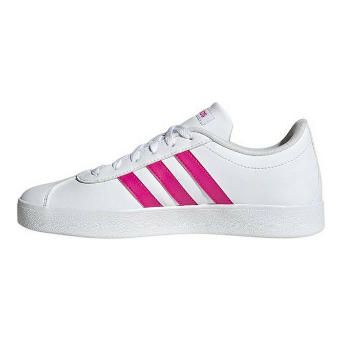 Zapatillas Deportivas Infantiles Adidas VL Court 2.0 Blanco 5