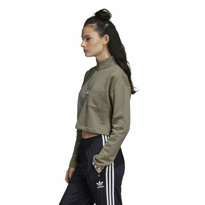 Sudadera con Capucha Mujer Adidas Originals Cropped 6