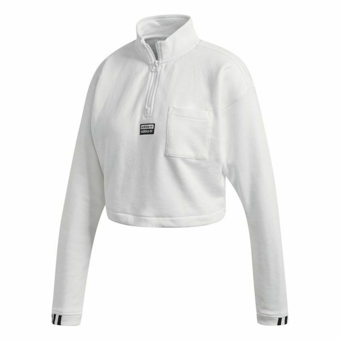 Sudadera con Capucha Mujer Adidas Originals Cropped