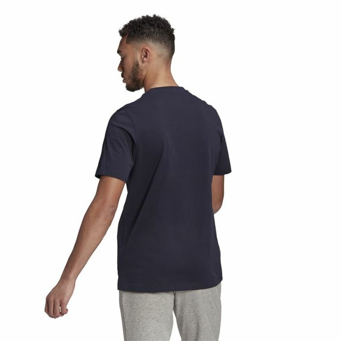 Camiseta  Essentials Big Logo  Adidas Legend Ink  Azul 3