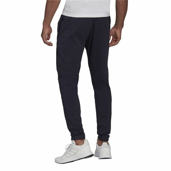 Pantalón de Chándal para Adultos Adidas Essentials Single Jersey Tapered Azul Hombre 4