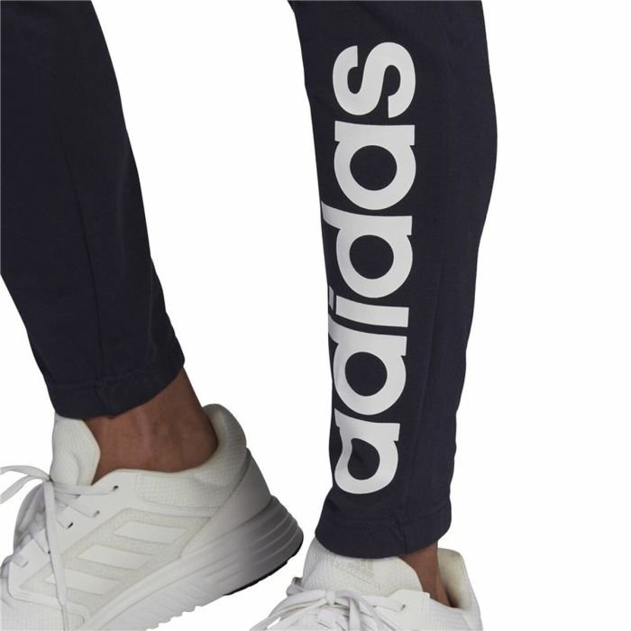 Pantalón de Chándal para Adultos Adidas Essentials Single Jersey Tapered Azul Hombre 2