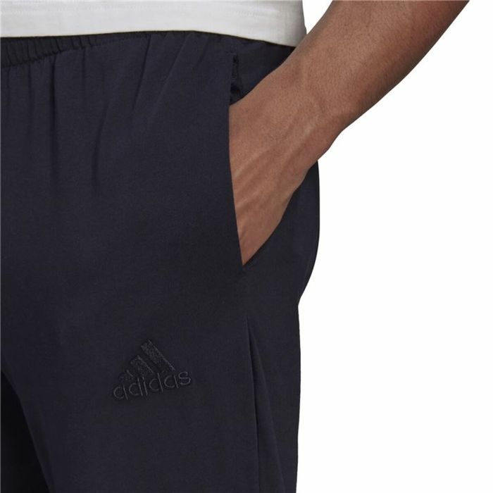 Pantalón de Chándal para Adultos Adidas Essentials Single Jersey Tapered Azul Hombre 1