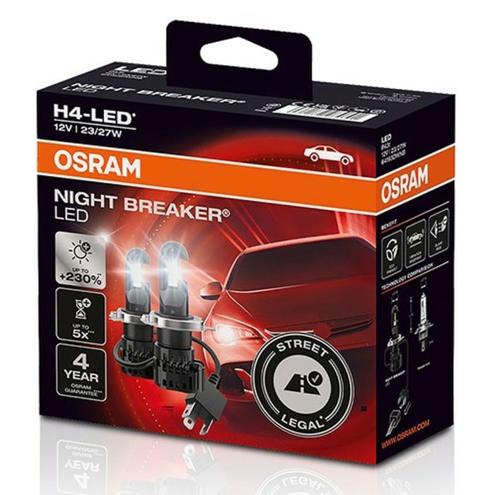 Bombilla para Automóvil Osram Nightbreaker CS4 H4 12 V LED (1 unidad) 3