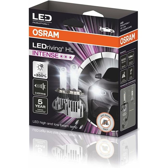 Bombilla para Automóvil Osram LEDriving HL Intense H7 H18 21W 12 V 6000 K 5