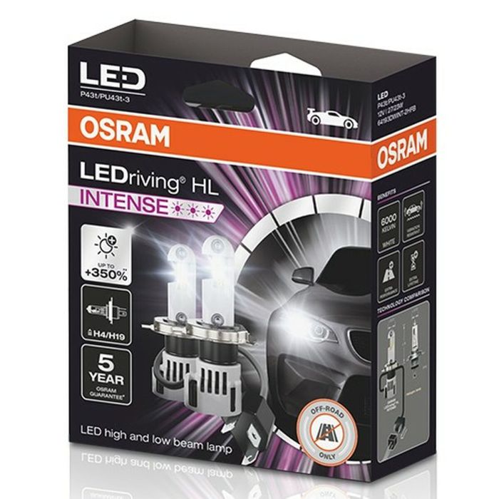 Bombilla para Automóvil Osram LEDriving HL Intense H4 12 V 1