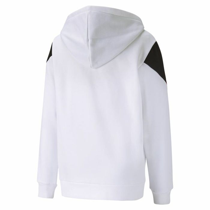 Chaqueta Deportiva para Niños Rebel Puma Block Full-Zip Hoodie  Blanco 5