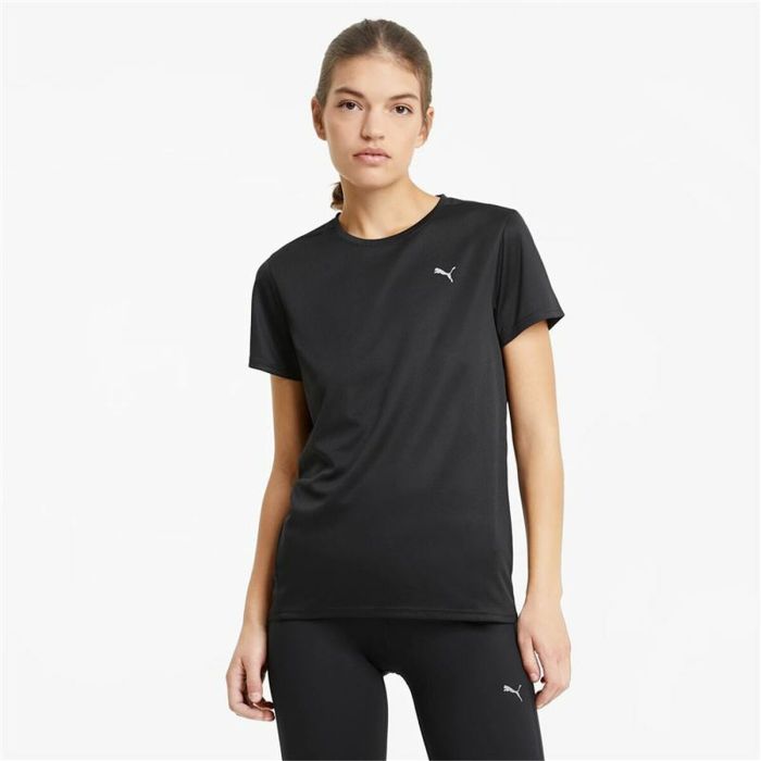 Camiseta de Manga Corta Mujer Puma Run Favorite Negro 2