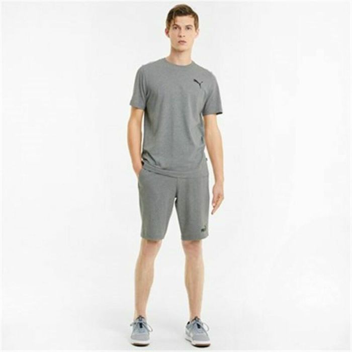 Pantalones Cortos Deportivos para Hombre Puma Essentials Gris claro 1