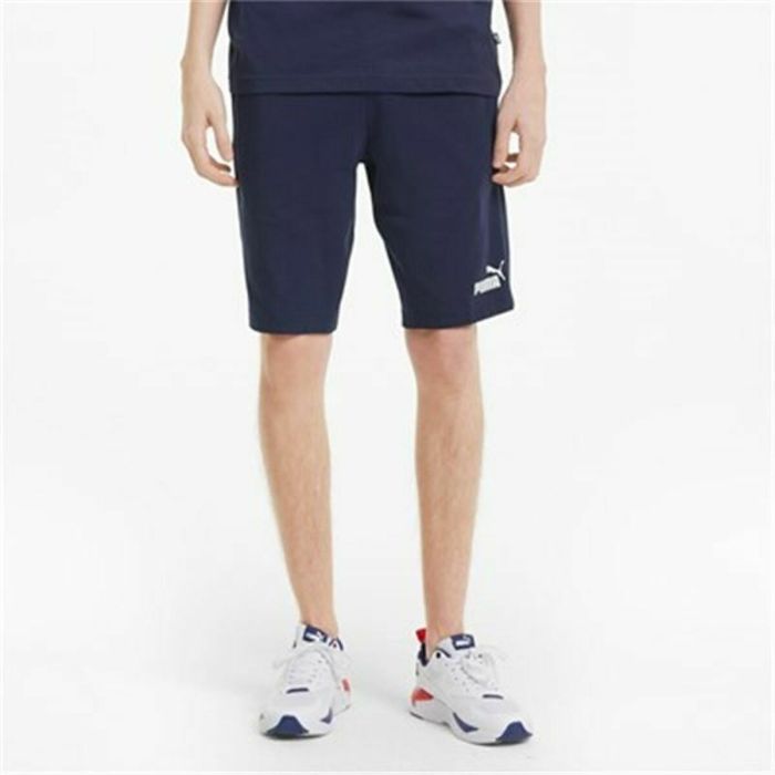 Pantalones Cortos Deportivos para Hombre Puma Essentials  Azul Azul oscuro 4