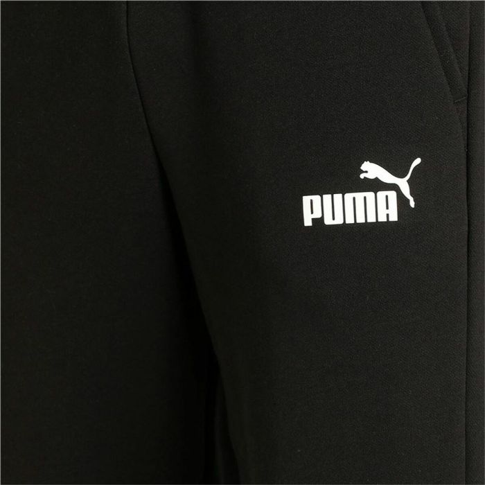 Pantalón Largo Deportivo Puma Essentials Logo Negro Hombre 2