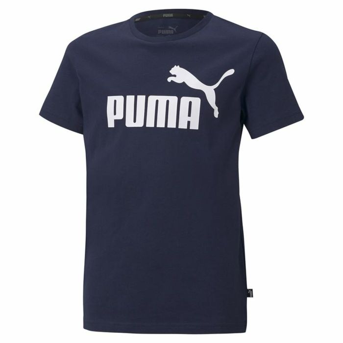 Camiseta de Manga Corta Infantil Puma Ess Logo B