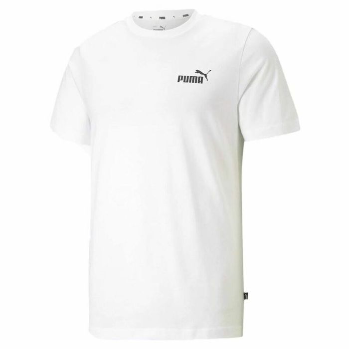 Camiseta de Manga Corta Hombre Puma Essentials Small Logo Blanco L