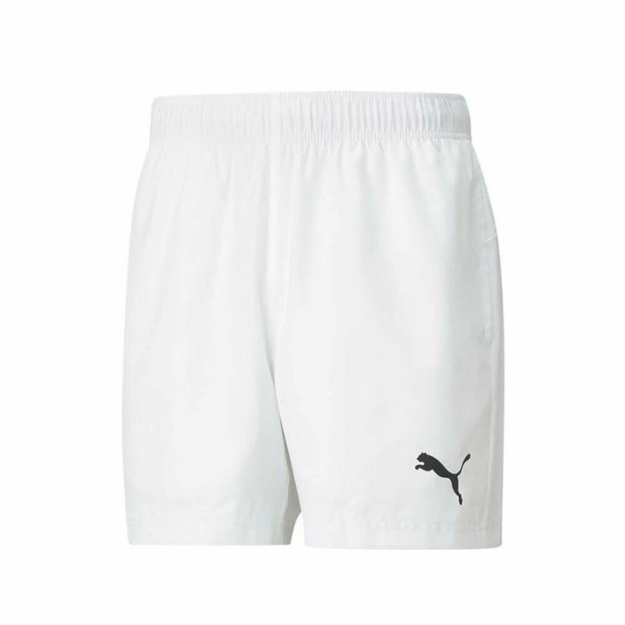 Pantalones Cortos Deportivos para Hombre Puma Active Woven M Blanco L