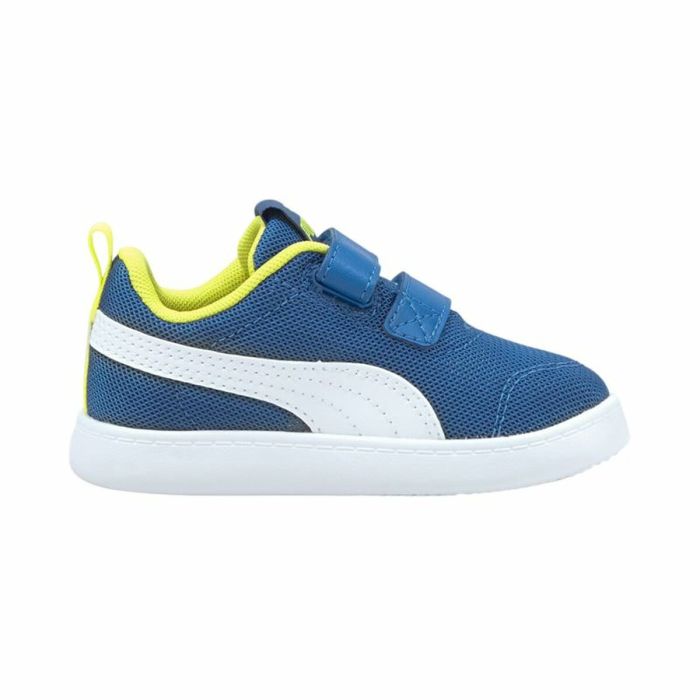 Zapatillas Casual Niño Puma Courtflex v2 Mesh V Star Azul 3