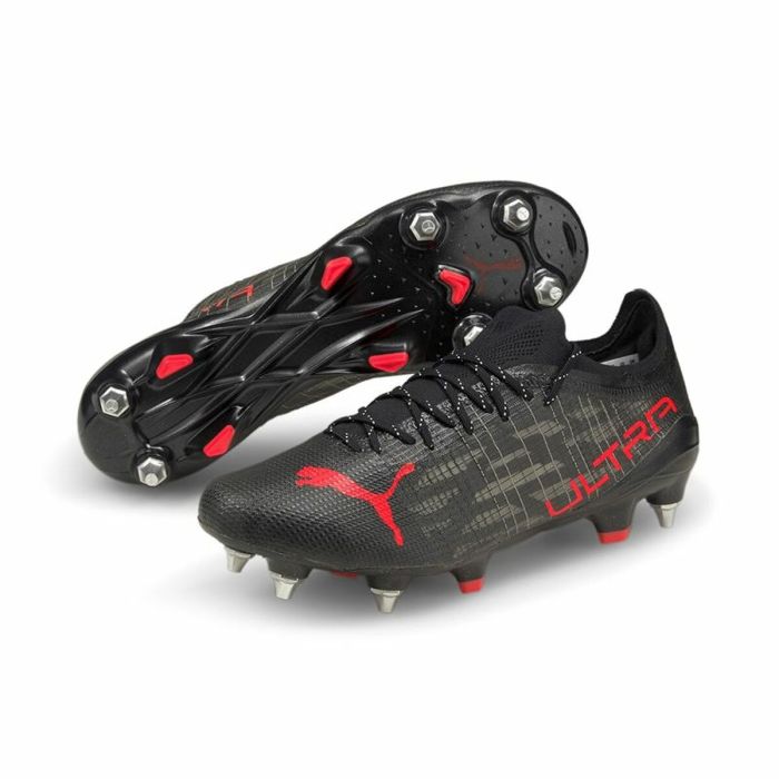 Botas de Fútbol para Adultos Puma  Ultra 1.3 MxSG Negro 4