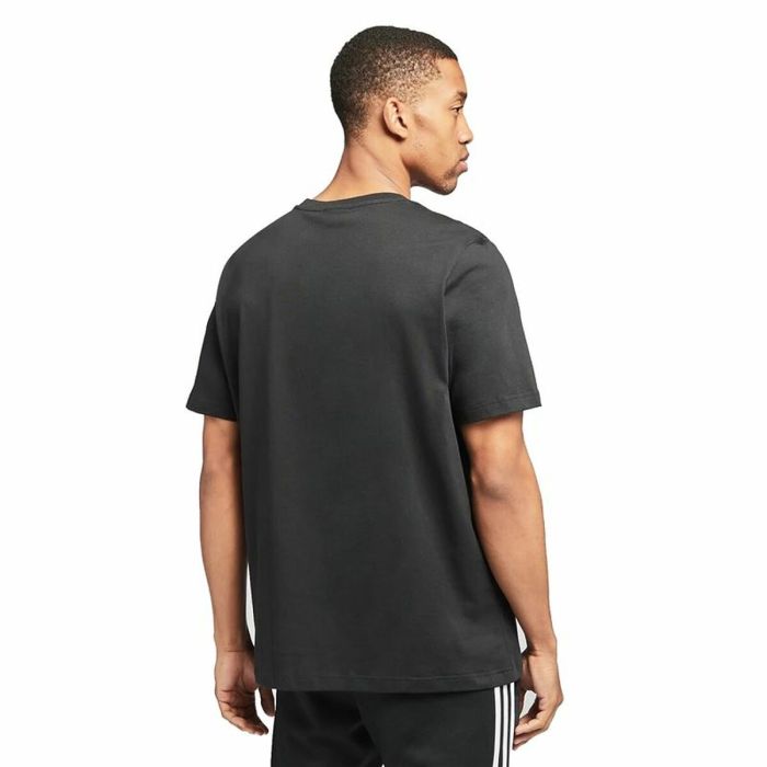Camiseta de Manga Corta Hombre Adidas Trifolio Ombré Negro 1