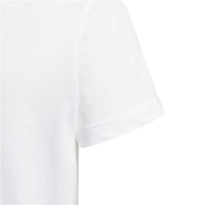 Camiseta de Manga Corta Adidas Essentials  Blanco 2